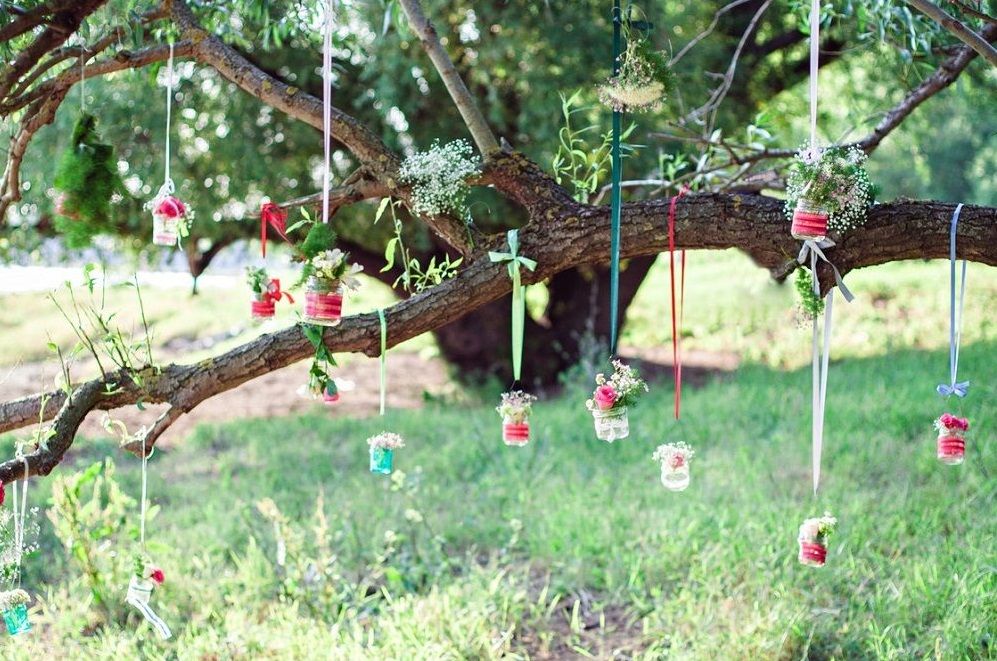 landheer of Onhandig Een boom versieren - DIY decoratie huwelijk